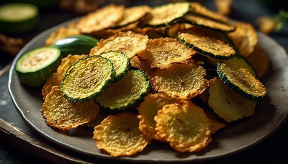 delicious and healthy zucchini chips