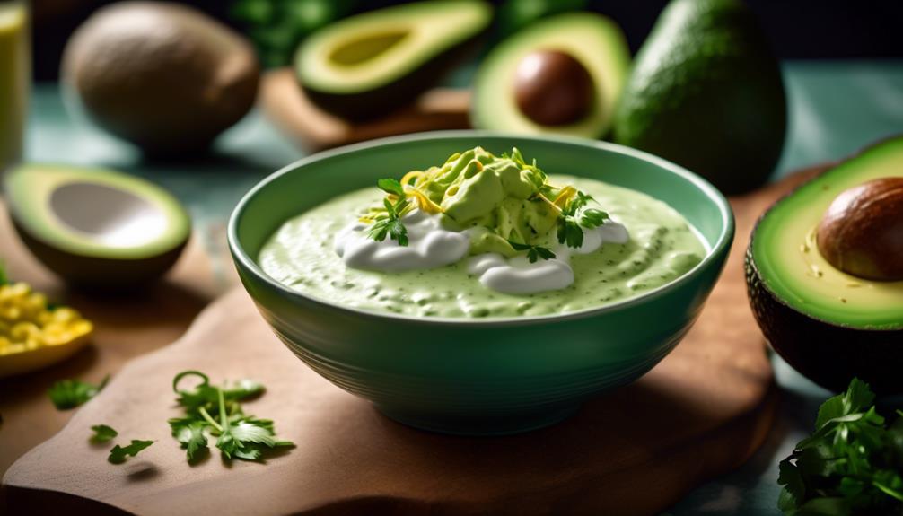 delicious avocado ranch dressing