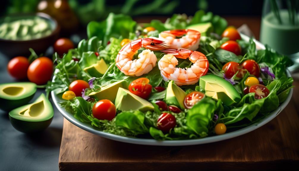 delicious avocado shrimp salad