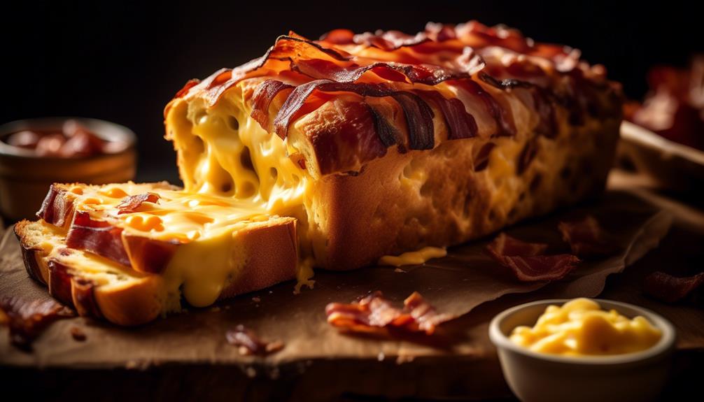 delicious bacon and cheese