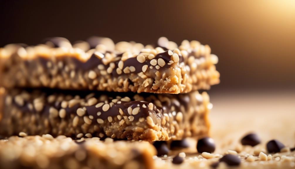 delicious bars with sesame