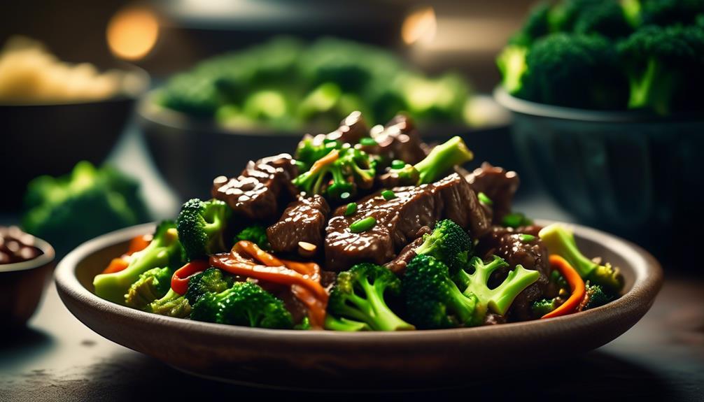 delicious beef and broccoli