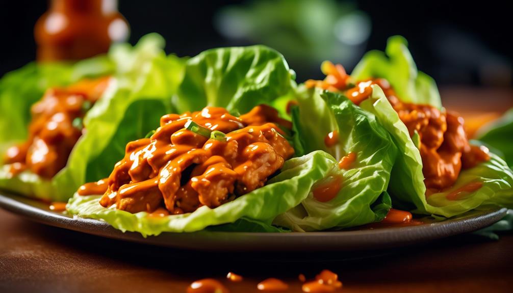 delicious buffalo chicken lettuce