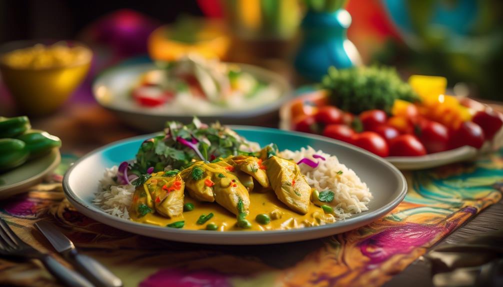 delicious coconut curry chicken