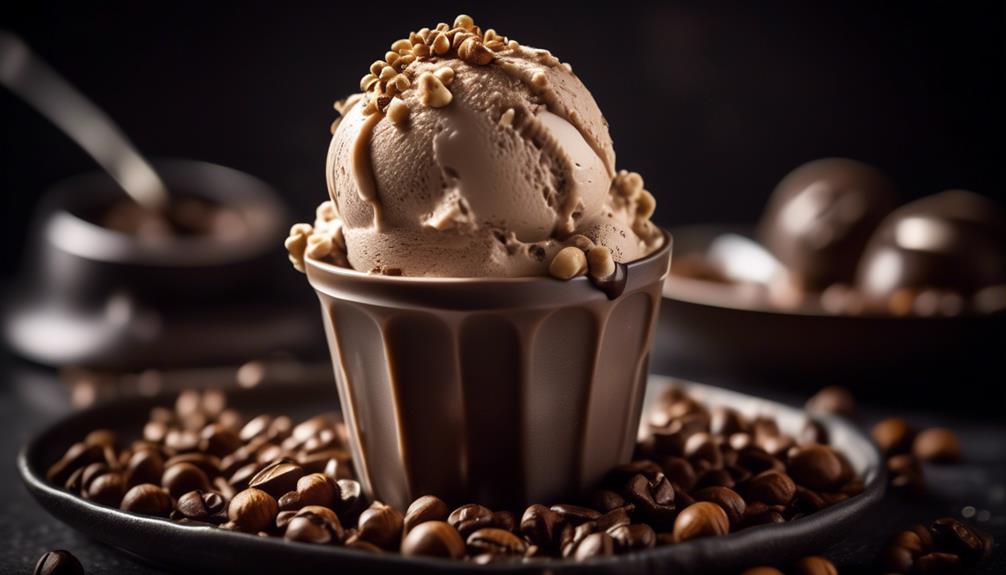 delicious coffee infused hazelnut treat