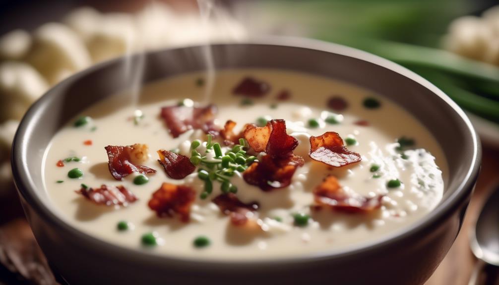 delicious comforting cauliflower soup