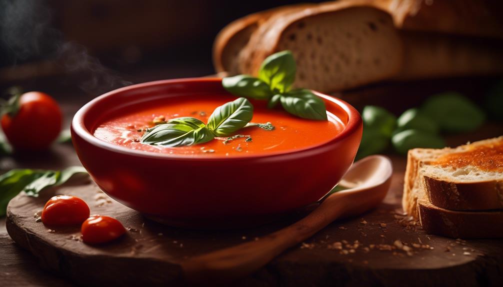 delicious comforting tomato soup