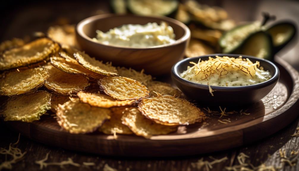 delicious crispy zucchini chips