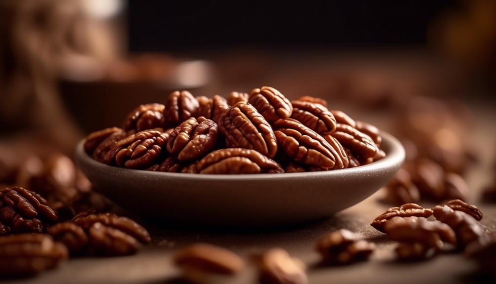 delicious crunchy cinnamon pecans