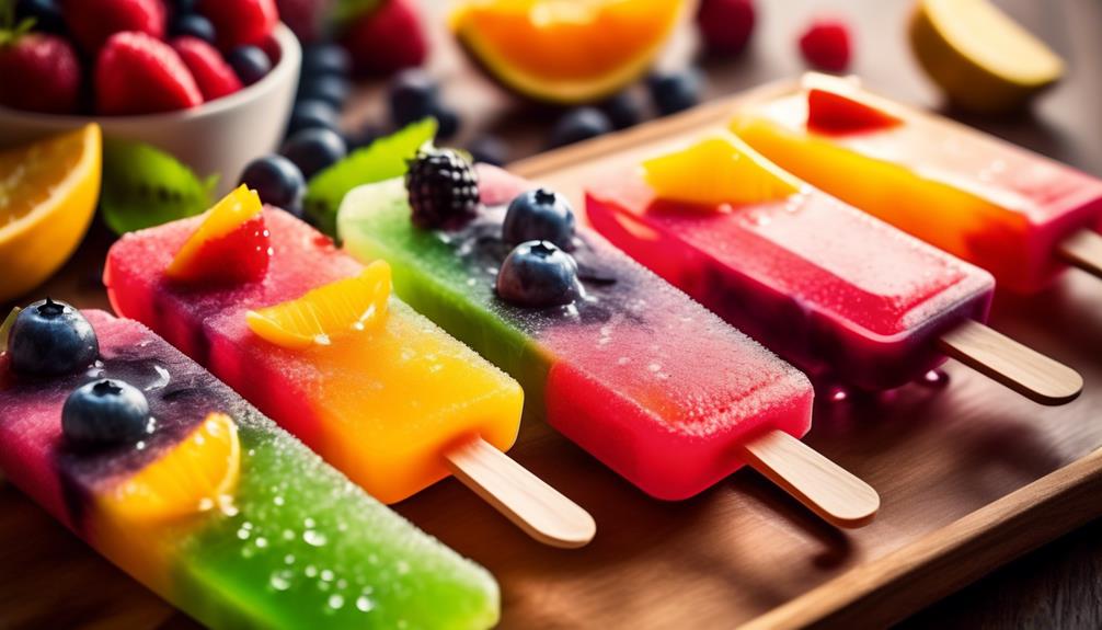 delicious diy fruit popsicles