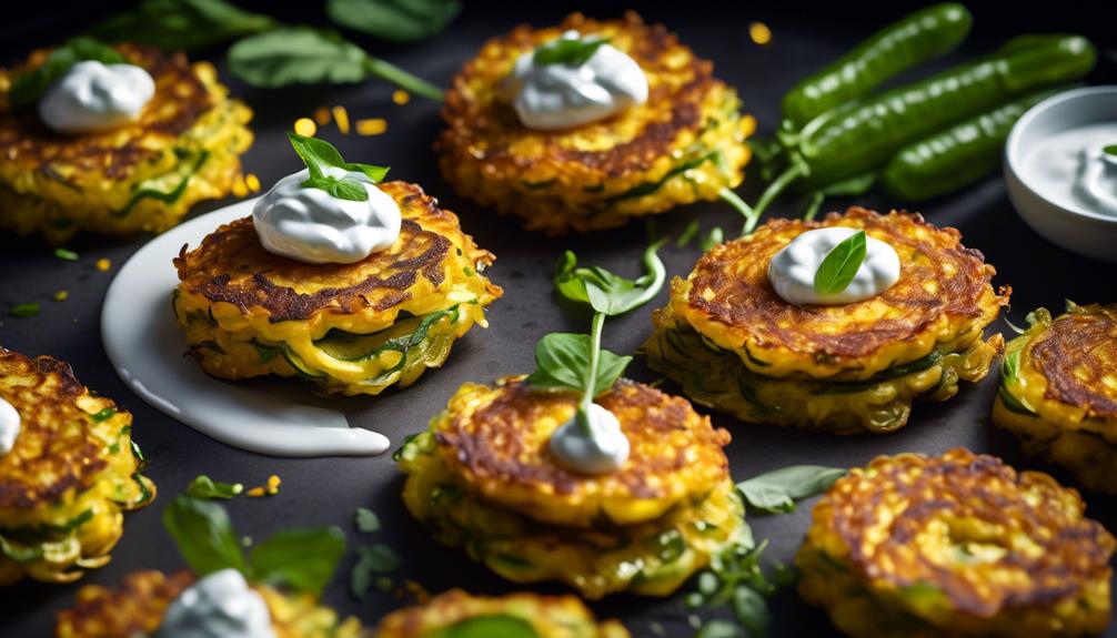 delicious fried zucchini patties