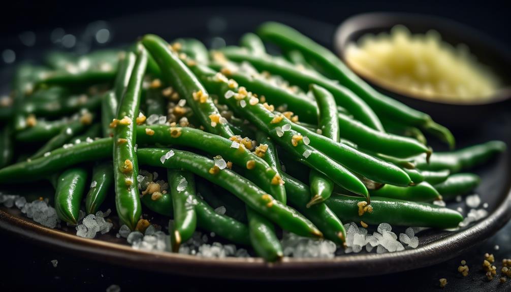 delicious garlic infused green beans