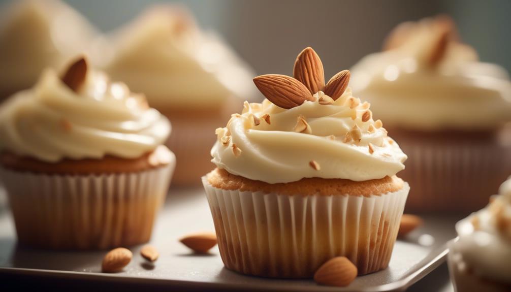 delicious gluten free almond cupcakes