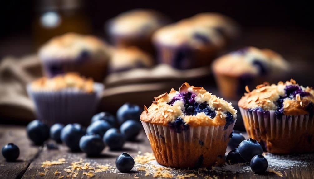 delicious gluten free blueberry muffins