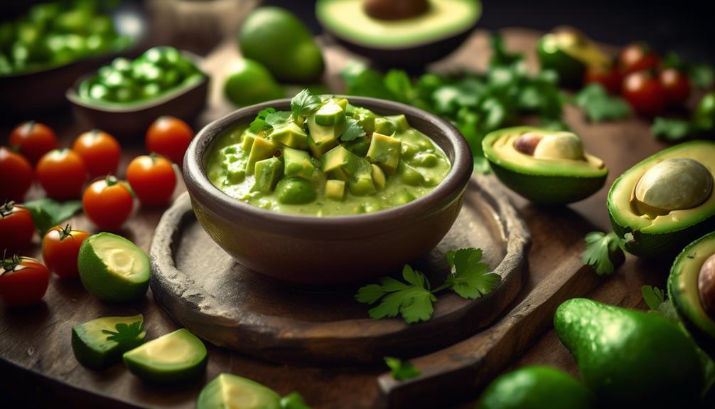 delicious green avocado salsa