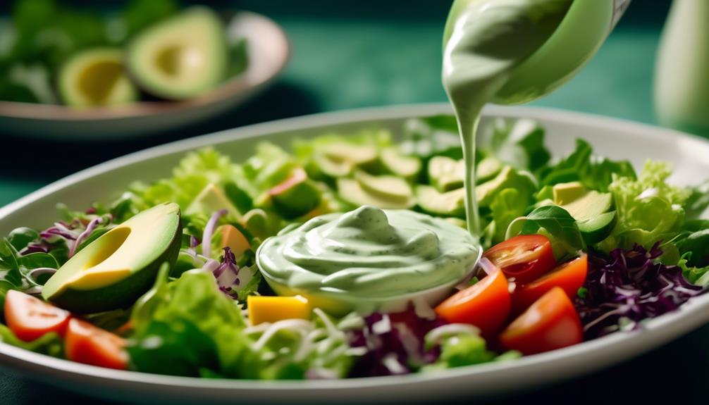 delicious homemade avocado dressing