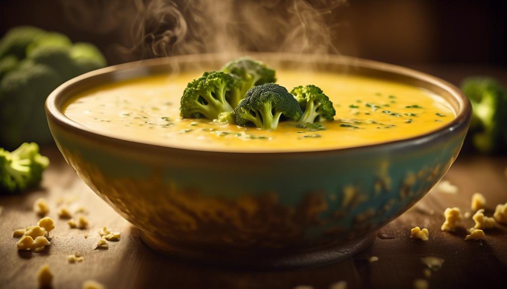 delicious homemade broccoli cheddar