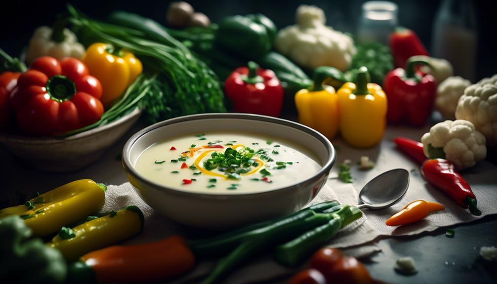 delicious homemade cauliflower soup