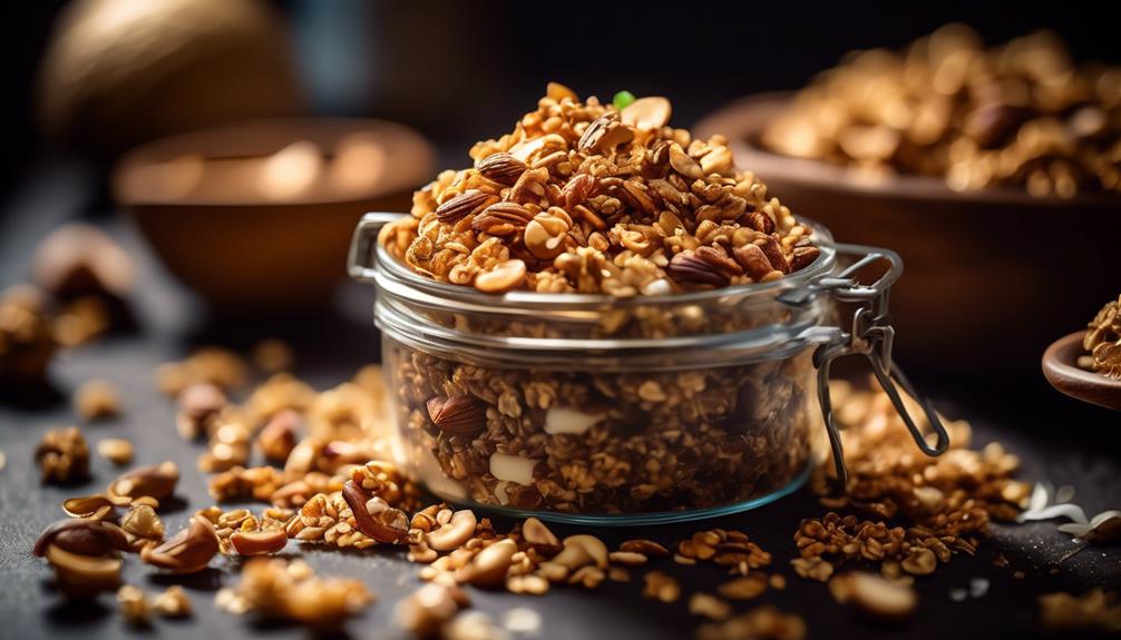 delicious homemade coconut granola