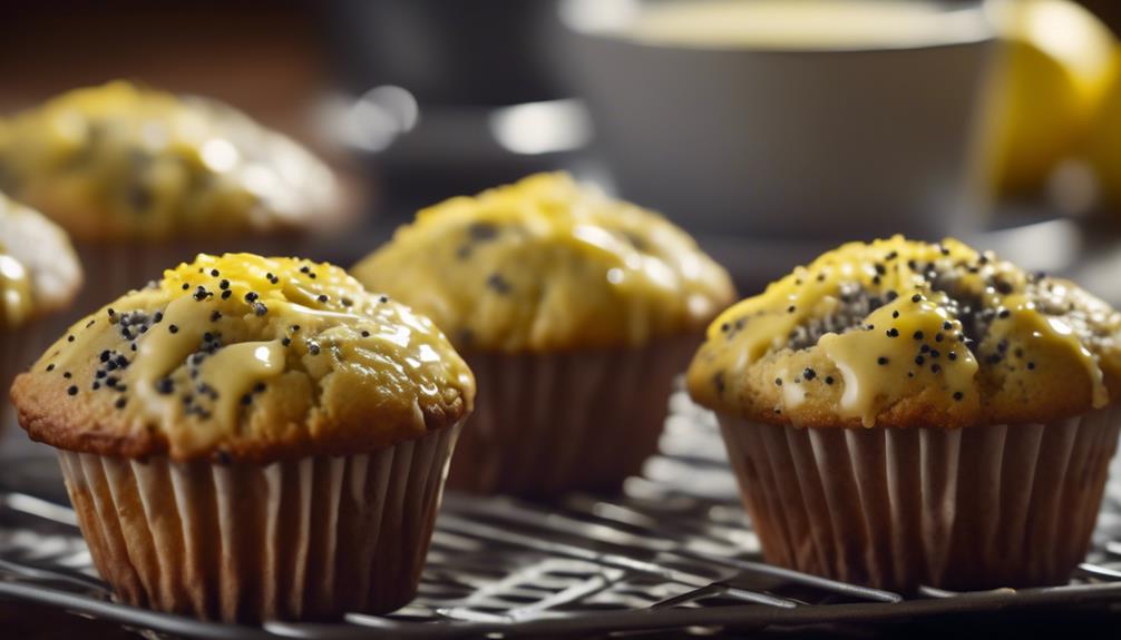 delicious homemade lemon muffins