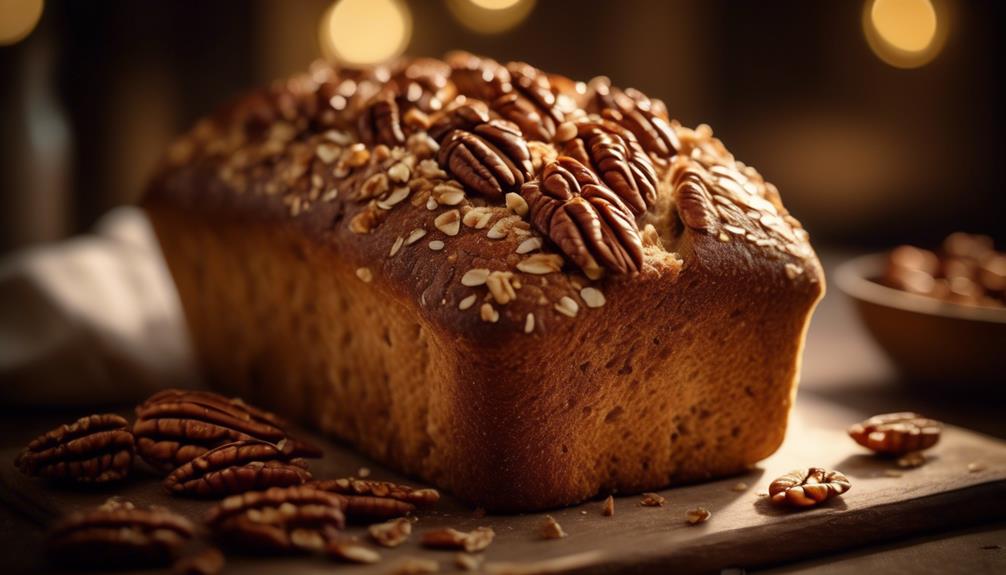 delicious homemade pecan bread