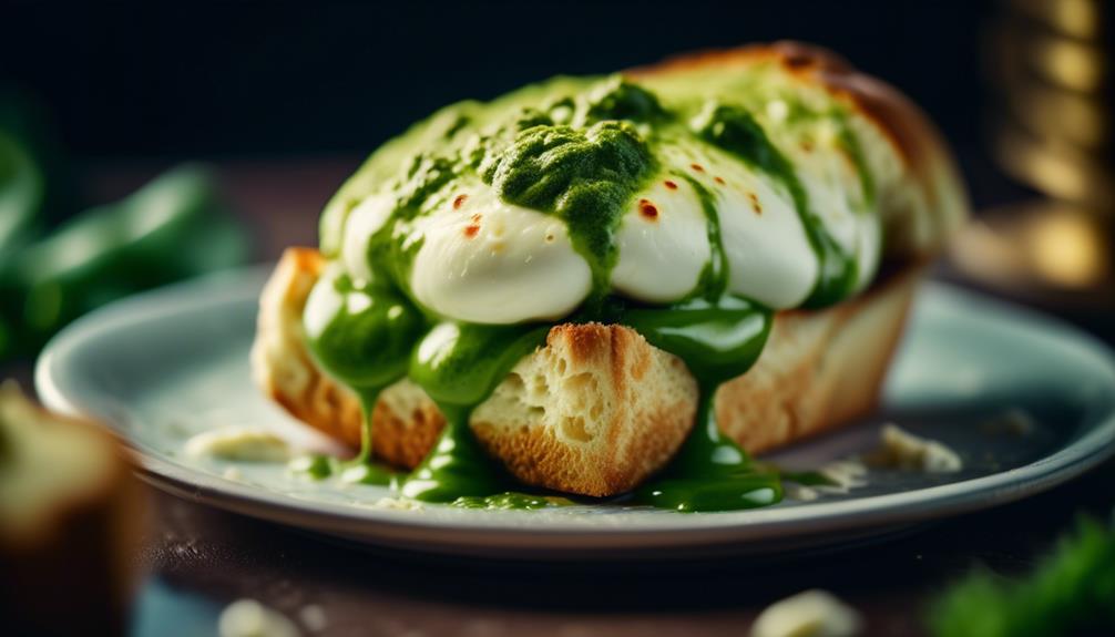 delicious homemade pesto bread