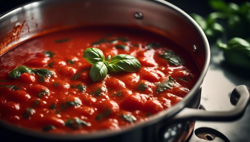 delicious homemade tomato sauce