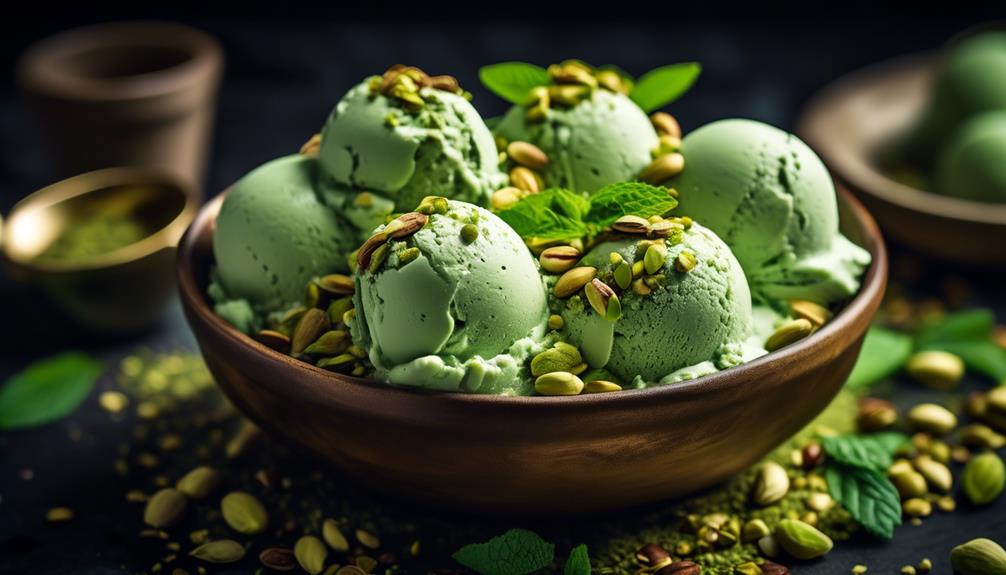 delicious japanese matcha dessert