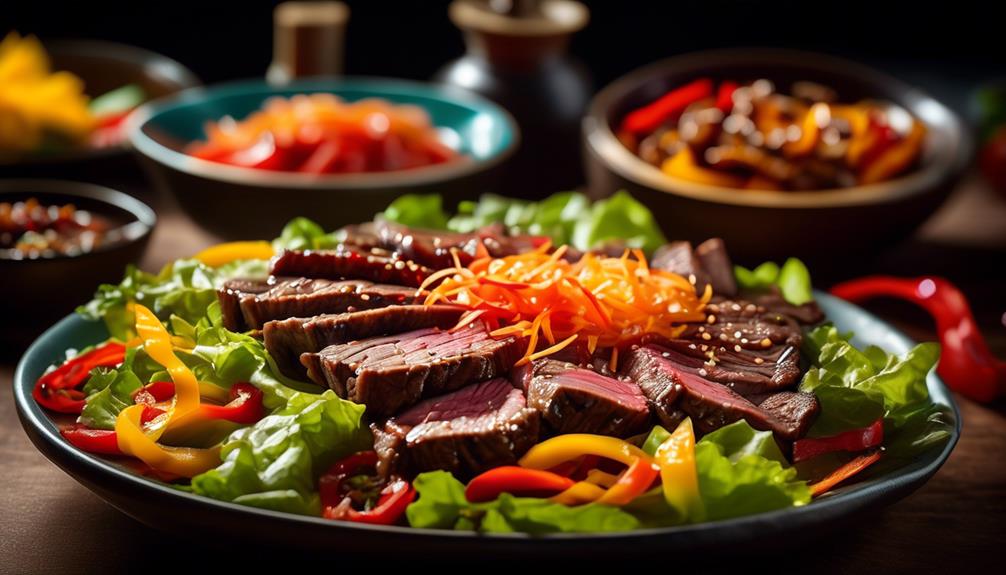 delicious korean bbq salad