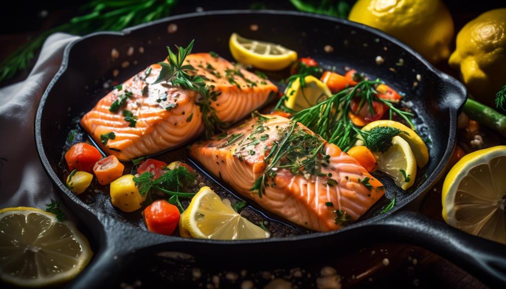 delicious lemon garlic salmon