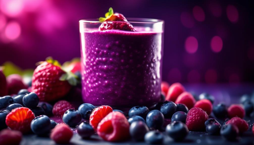 delicious low carb berry smoothie