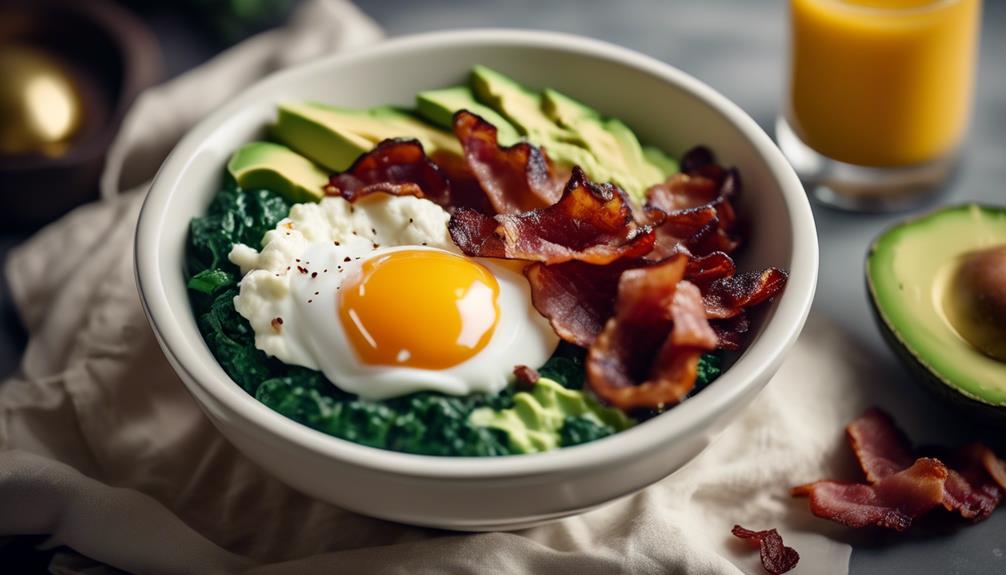 delicious low carb breakfast option