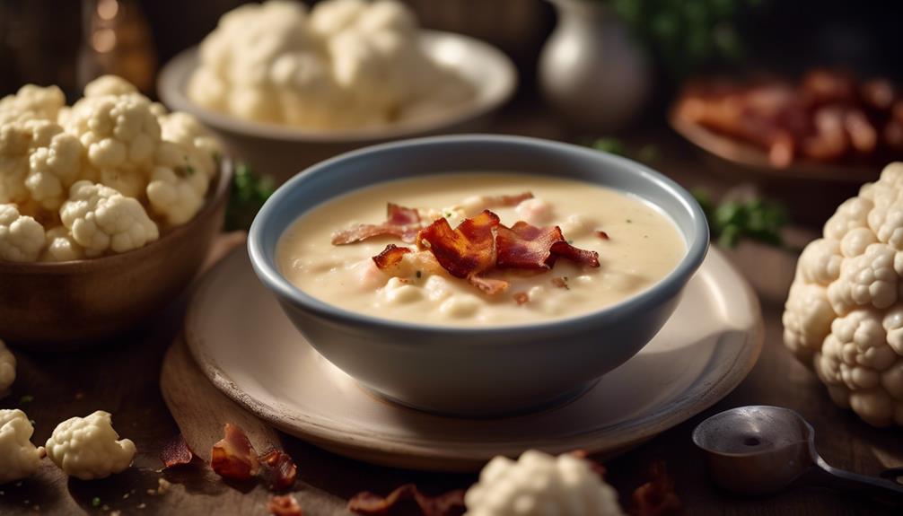 delicious low carb cauliflower soup