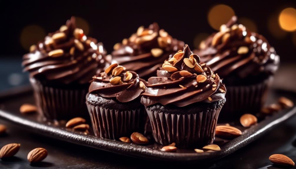 delicious low carb chocolate cupcakes