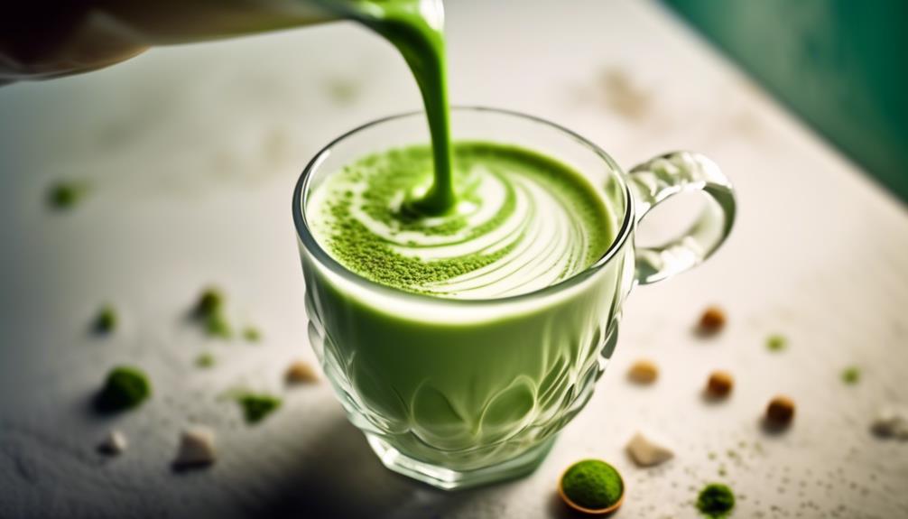 delicious low carb matcha drink