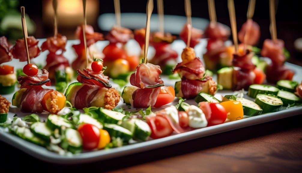 delicious low carb wedding bites