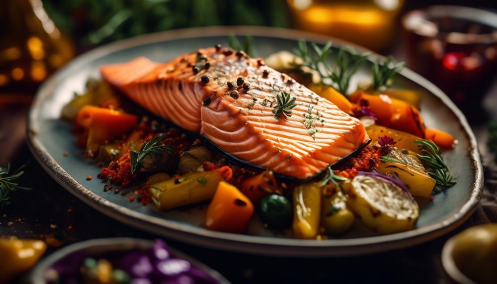 delicious mediterranean seasoned baked salmon