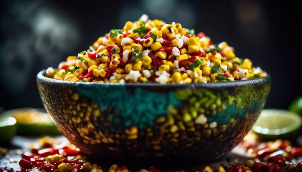 delicious mexican inspired corn salad