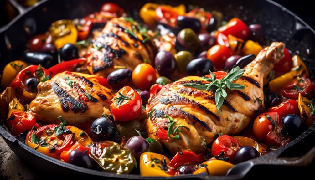 delicious one pot mediterranean chicken