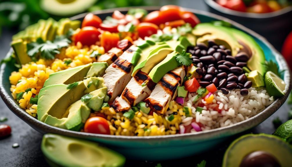 delicious plant based mexican inspired bowl