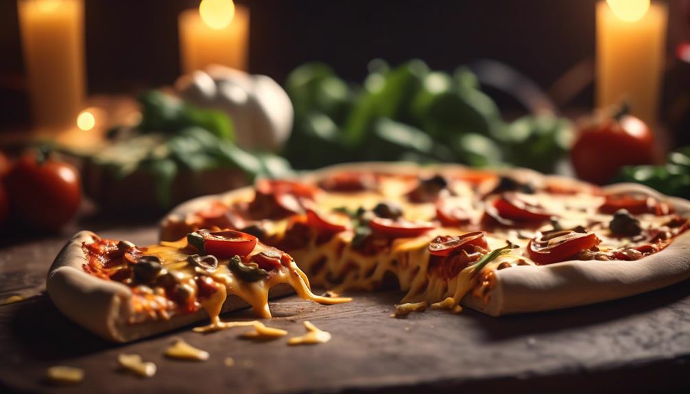 delicious plant based pizza cheese