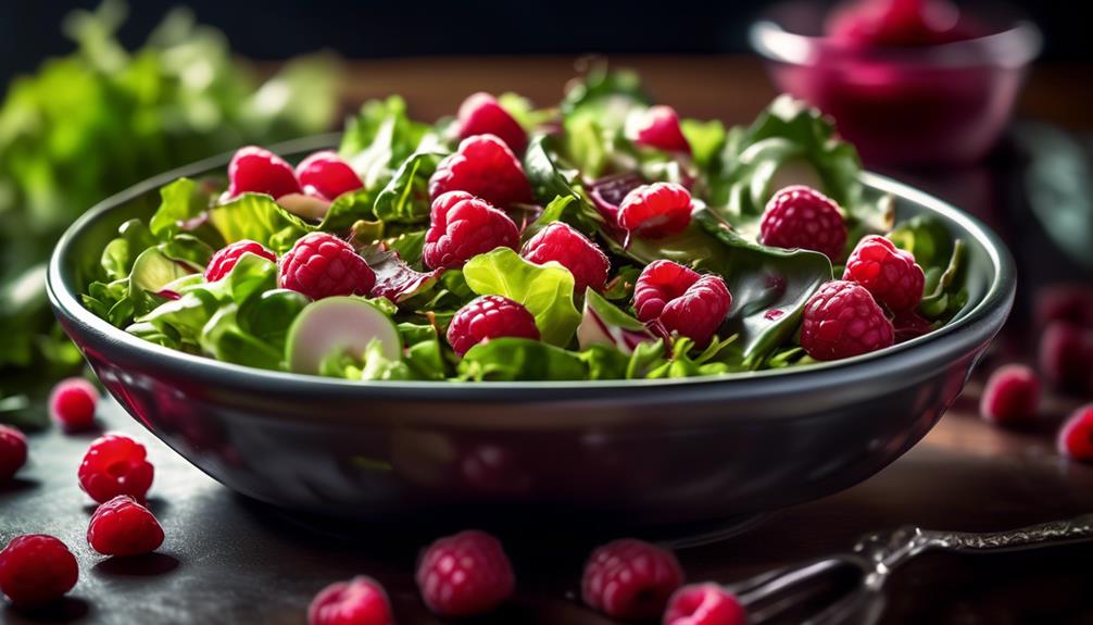 delicious raspberry vinaigrette dressing