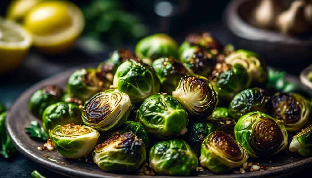 delicious roasted brussels sprouts