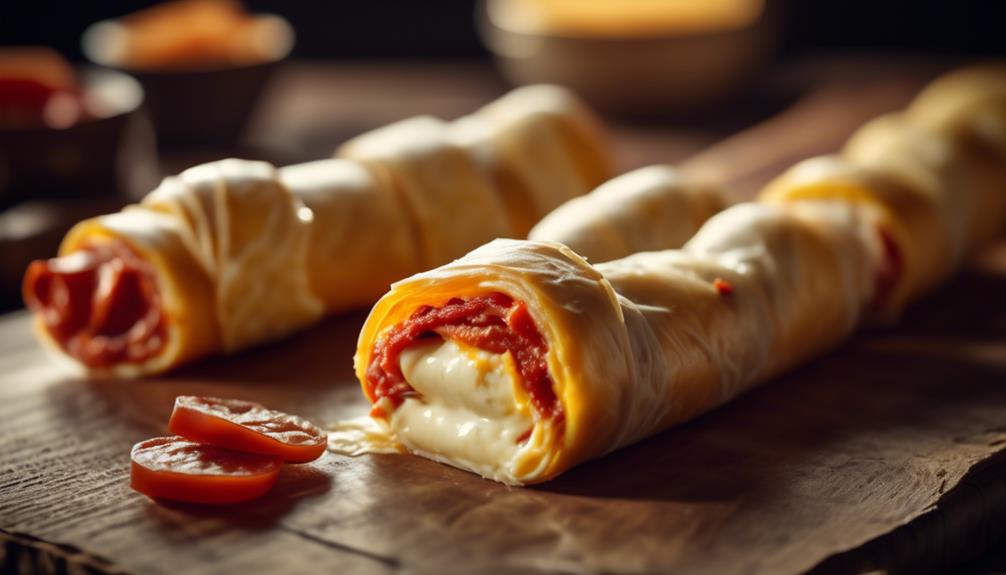 delicious roll ups with cheese