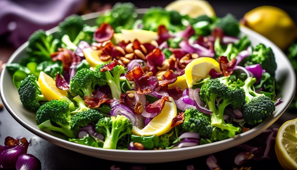 delicious salad with vegetables