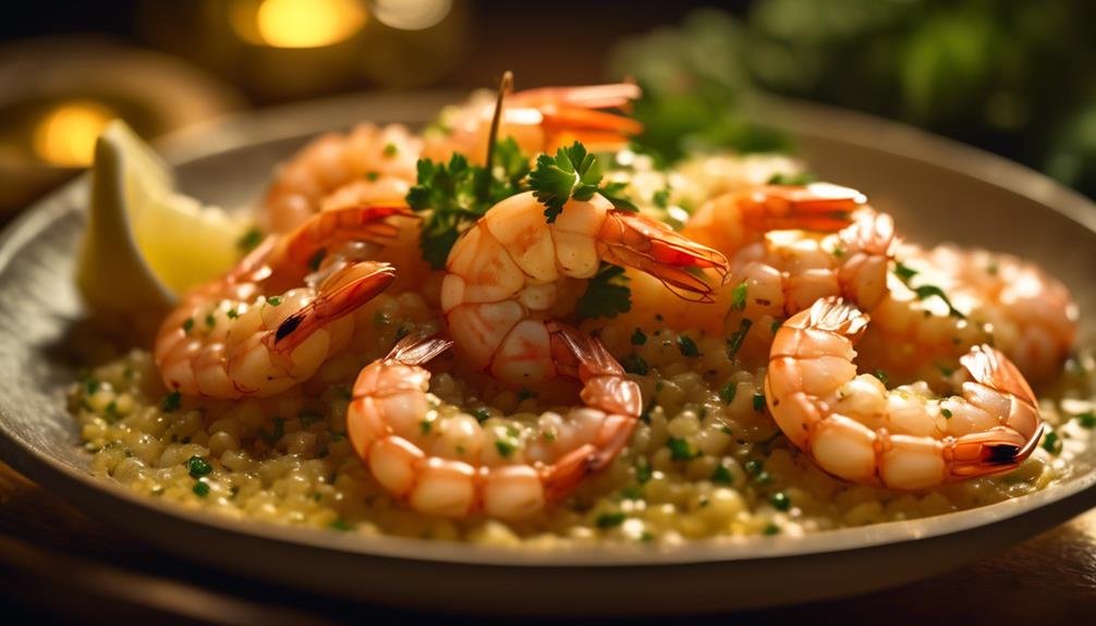 delicious shrimp cooked in garlic butter