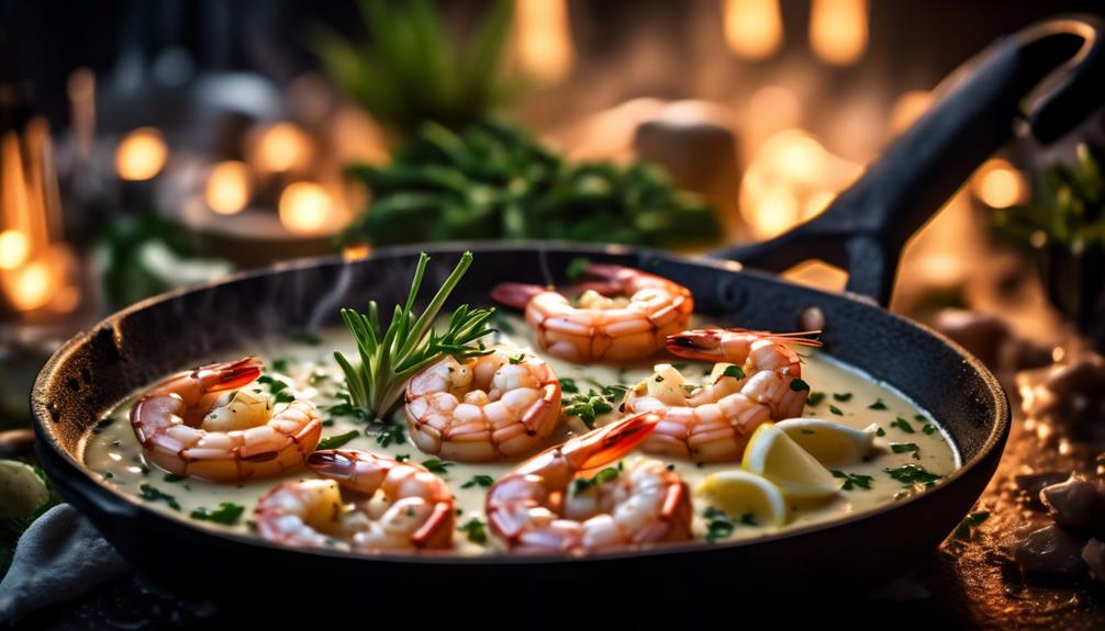 delicious shrimp with garlic