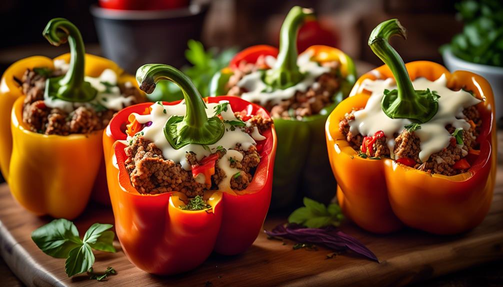 delicious stuffed bell peppers