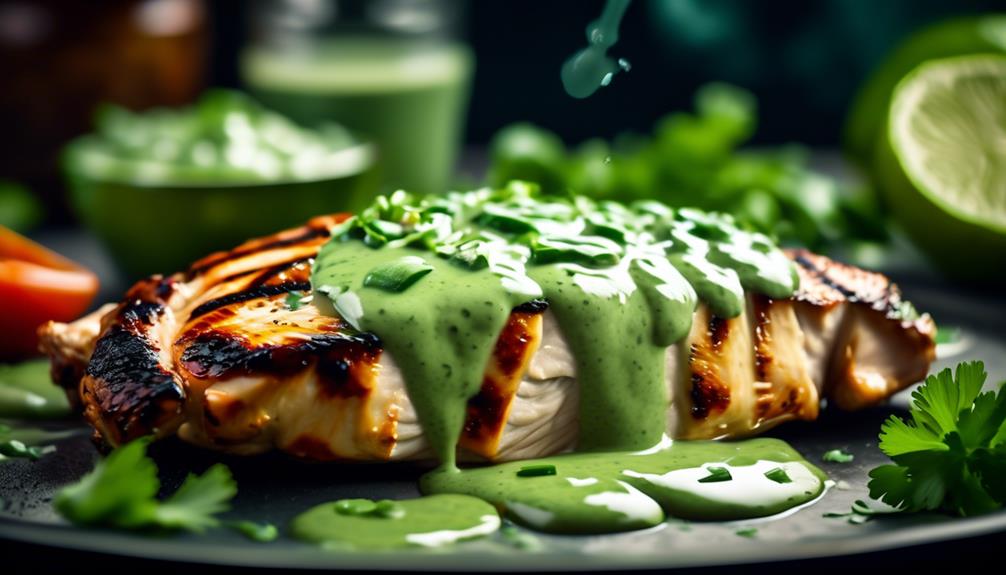 delicious tangy cilantro sauce