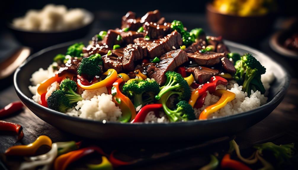 delicious teriyaki beef stir fry